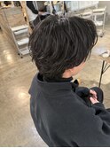 フェザーショートラルフカールスパイキーショートシャドウパーマ
