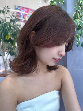 ミンクス渋谷スマートサロン(MINX shibuya smart salon) 韓国風にイメチェン！くびれ王道レイヤーボブ