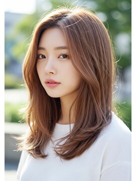 ニューカマー バイ ヘッドライト シブヤ(NEW COMER by HEADLIGHT shibuya) 【ブリーチなしダブルカラー】ミルクティーベージュ