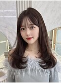 大人可愛い20代30代40代レイヤーカット前髪顔まわり銀座美容室