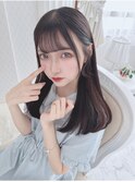 小顔流し前髪×ナチュラルストレートヘア　＊Lilmeひめの＊