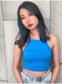 Rumor×フェイスフレーミング【ネイビーブルー】