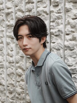 テクト バイアッシュ 吉祥寺店(Tect by Ash) フェザーパーマセンターパート毛流れパーマニュアンスパーマ