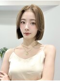 韓国ボブ［#渋谷駅 #韓国 #髪質改善 #ボブ #レイヤー］