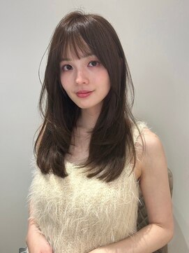 ユーフォリア 青山(Euphoria) マロンブラウンカラー&大人レイヤーカット