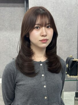 シアーブラウン＋ミディアムレイヤー