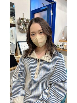 レイヤースタイル/アッシュブラウン【髪質改善/ノンブリーチ】