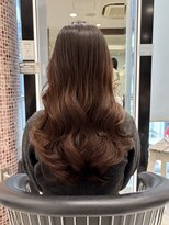 アピッシュ ギンザ(apish ginza)&nbsp;近下菜央/コテ巻き風パーマ/ロングパーマ/デジタルパーマ