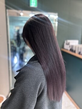 エイト 難波店(EIGHT namba) 透明感たっぷり◎ツヤ感ラベンダーカラー