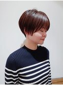 30代40代50代おすすめ　刈り上げ×マッシュショート