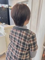 キャアリー(Caary)&nbsp;福山美容室caaryくびれひし形ショート髪質改善骨格補正50代40代