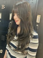 ギフト ヘアー サロン(gift hair salon) レイヤーカット×オリーブベージュカラー