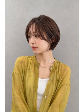 ラベルムバイエーケー(La Belleme by AK) 丸みショート×ショコラブラウン