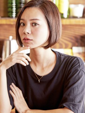 美容室チック 大島店(chic) サラツヤで小 顔 効 果 抜 群のショートボブ♪【大島】
