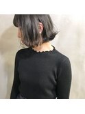 軽めボブに、暗くても透けるグレー♪