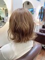 ヘアークリエイション クラフト(HAIRCREATION CRAFT) 一度カラーで色を取り、透明感が出る様に仕上げました!