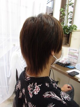 コアフィールフィス(COIFFURE fils) 《見附　今町》メンズ　レイヤーショート　骨格修正カット