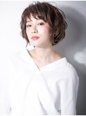 小顔矯正立体カットくせ毛風ボブショートv戸田公園20代30代40代!