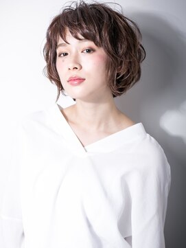 カバーヘア ブリス 戸田公園西口店(COVER HAIR bliss) 小顔矯正立体カットくせ毛風ボブショートv戸田公園20代30代40代!