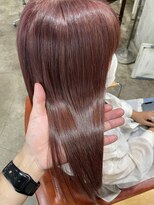 サロンドミルク 原宿(salon de MiLK) 髪質改善　ワインレッド　艶々カラー