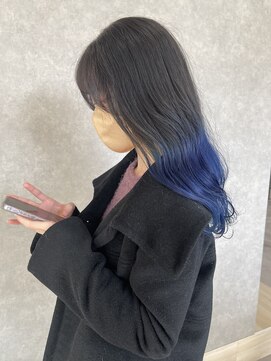 ムード カナザワ(mood kanazawa) ダークグレージュ/コバルトブルー