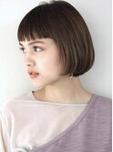 耳かけボブ　すっきり　丸み　ボブ　ミニボブ　伸ばしかけボブ