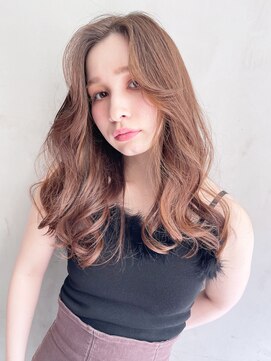 アルバム 銀座(ALBUM GINZA) ゆる巻きロング_外ハネボブセクションカラー_39041