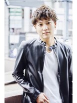 クレスト 近江八幡店(CREST) マッシュツーブロックメンズパーママッシュウルフメンズカット