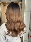 念願のエクステでロングヘアに変身♪