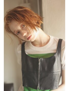 ソイリウム 下北沢(soi rium) クセ感のあるミニボブ  ブラウンベージュ