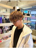 【ツイストスパイラルパーマ×ハイライト】