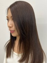 セル(CELL)&nbsp;髪質改善トリートメント　アッシュブラウン　顔回りレイヤー