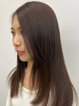 セル(CELL) 髪質改善トリートメント　アッシュブラウン　顔回りレイヤー