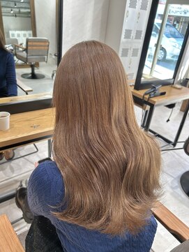 アドア 横浜(ADORE) 【ADORE 横浜】ミルクティーベージュ×ブリーチ1回