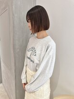 ヨーク(YOKE)&nbsp;YOKE 大人ボブ切りっぱなしボブ髪質改善ぱつっと縮毛矯正サラ艶