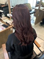 フェリア 池田(FERIA)&nbsp;ピンクパープル/レイヤースタイル/透明感イルミナカラー