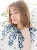 シースルーバング外国人風ハイトーンカラーc5上尾10代20代30代