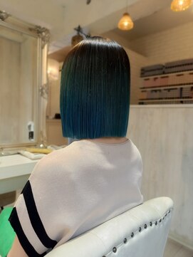 アマンヘアーサウス 吉祥寺南口店(Aman hair-s) パッつんボブ2024S/S【Aman hair 吉祥寺s店】