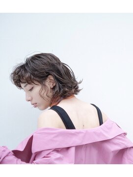 シーム 天神大名店(SEAM) ウェーブボブ　Recommended for  20s to 30s.