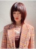 H【eitf】　原宿　表参道　赤髪ボブ／顔まわりレイヤー