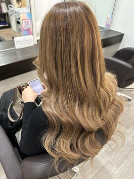 グランディールヘアデザイン(grandir hairdesign) シナモンベージュ！-Yurika-