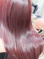 ミシェリー(misherry)&nbsp;ダメージレスメテオカラーチェリーレッドブラウンこなれミディ