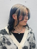 ジルスタジオ(JILL STUDIO) JILL STUDIOルーツカラー/ブロンドベージュ×ブルーブラック