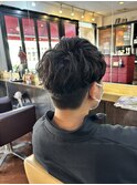 メンズマッシュ　シークレットパーマ　佐世保