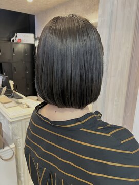 キャアリー(Caary) 福山美容室caary 透明感オリーブグレージュブリーチなし30代