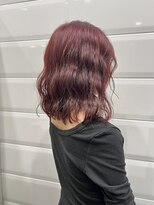 アヴァンス イオンモール和歌山店(AVANCE)&nbsp;カシスカラー×ウェーブ巻き【田中桃鈴】