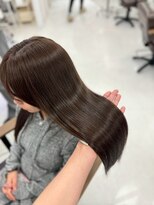 ハピネス クローバー 学園前店(Happiness CLOVER)&nbsp;レイヤーロング　艶髪　ベージュカラー