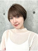 ●杉浦くびれヘア/アプリコットオレンジ/ショート/韓国45