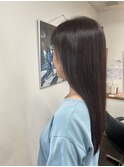 ナチュラルロングカット☆カラー