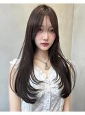 韓国大宮/レイヤーカット/グレージュ/透明感カラー/seri
